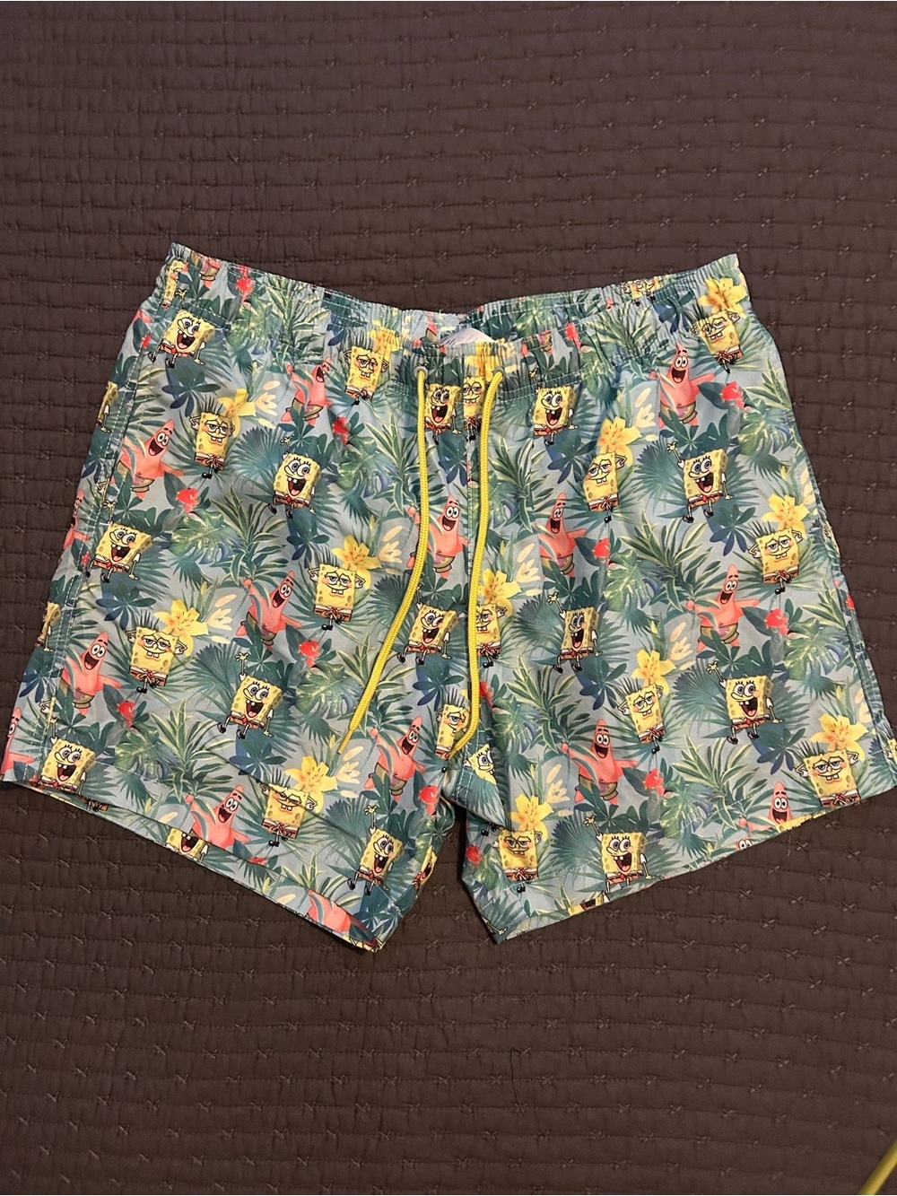 H&M SpongeBob Swim Trunks. Sz Large